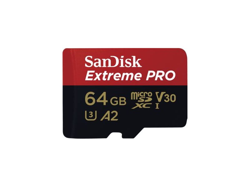 Extreme PRO microSDXC 64GB  SD Adapter  2 years RescuePRO